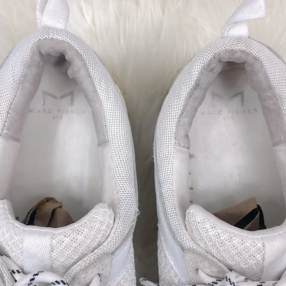 Marc Fisher | espadrille sneakers 8.5 white & cream.